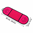 Pet Bath & Grooming Set – Massage Brush & Drying Towel